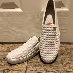 Michael Kors White Pyramid Slipon Sneakers 9.5 NEW